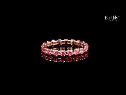 Pink Diamond Eternity Band