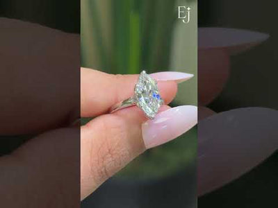 Marquise Cut Diamond Ring | Earthly Jewels
