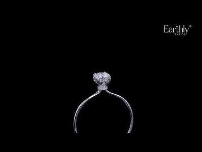 Round Hidden Halo Engagement Ring | Earthly Jewels