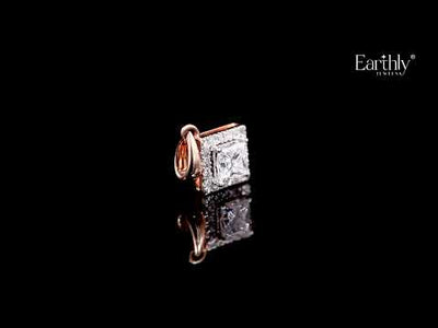 Princess Cut Halo Pendant | Earthly Jewels