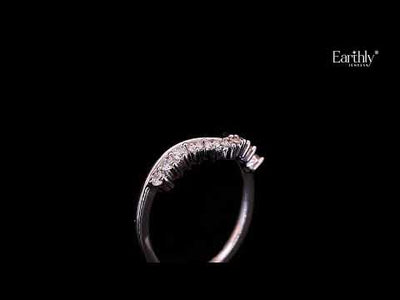 Tiny Crown Ring With Round Diamonds | Earthly Jewels