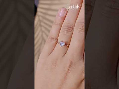 Heart Shape Solitaire Ring | Earthly Jewels