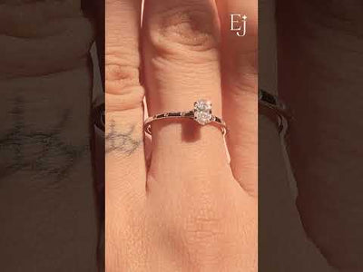Oval Cut Diamond Ring | Earthly Jewels
