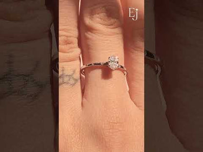 Oval Cut Diamond Ring