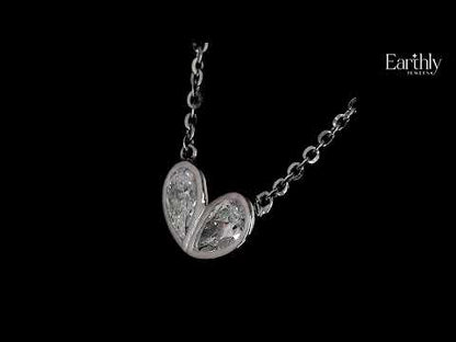 Pear Shape Diamond Necklace
