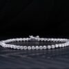 Crown 0.16 Pointer Tennis Bracelet | Lab Created Diamond Bracelet | Crown Set Tennis Bracelet | Earthly Jewels