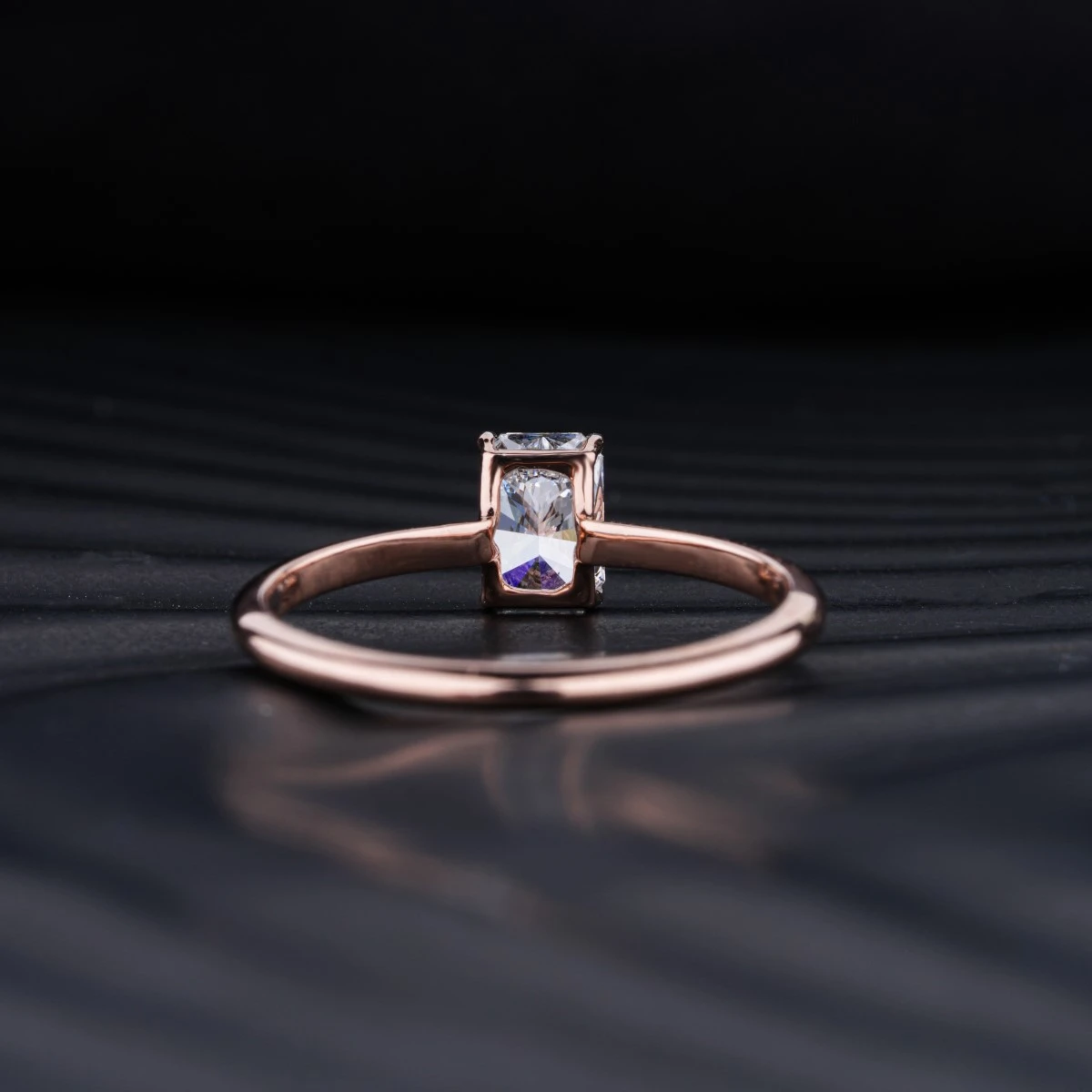 Radiant Cut Engagement Ring | Radiant Cut Lab Diamond Engagement Ring | Radiant Cut Diamond Ring | Earthly Jewels
