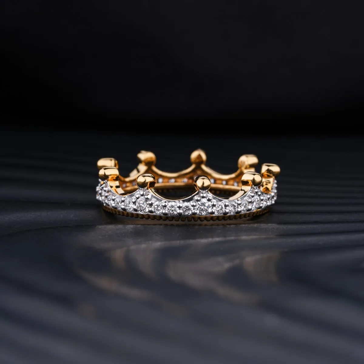 Crown Shaped Ring | Queen Crown Ring | Crown Design Gold Ring | Earthly Jewels